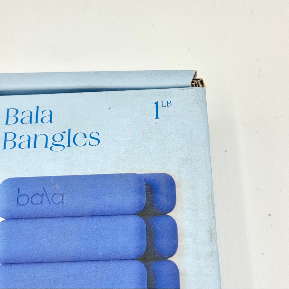 NEW Bala BUNDLE 2 Pairs Bangles (1Lb. & 3Lb.), Fabric Resistance Bands, Sliders - Picture 6 of 16